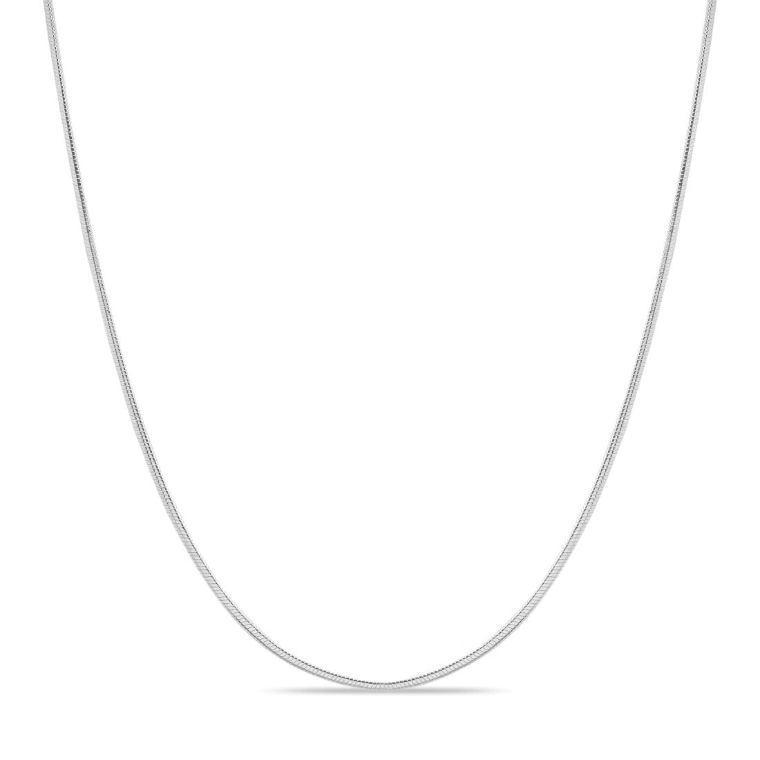 Chain Look 925 Sterling Silver Rhodium Plated Snake Chain For Men 24" | Gift for Men & Boys | With Certificate of Authenticity & 925 Hallmark-image-32