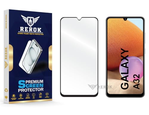 Image of Gorilla Tempered Glass Screen Protector Compatible with Samsung Galaxy A32 4G [Pack of 1] | Edge-to-Edge, Bubble-Free, Case Friendly, Easy Installation Kit