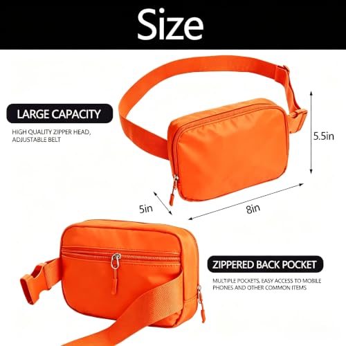 Image of Belt bag Fanny pack crossbody bags for women Everywhere belt bag (Orange)