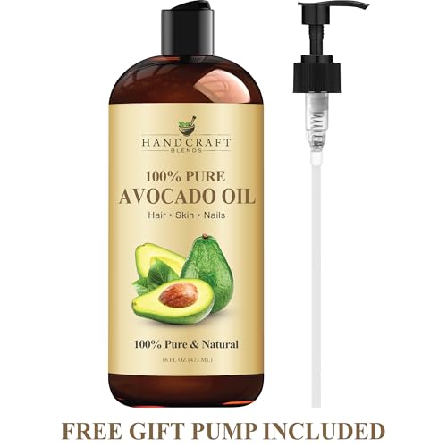Handcraft Blends Avocado Oil - Cold-Pressed 16 Fl Oz - 100% Pure and Natural - Premium Grade Carrier Oil for Skin and Hair - Hair and Body - Massage - Hexane-Free - Image 8