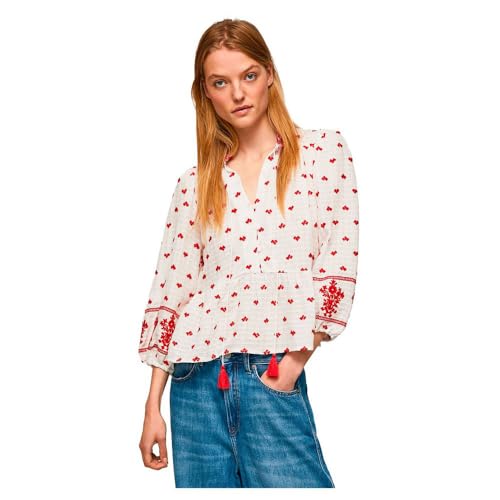 Pepe Jeans Damen Bianca Shirt, White (White), M