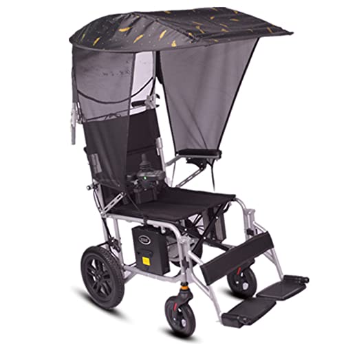 Toldo para sombrilla para silla de ruedas, cubierta de lluvia, resistente al agua y al desgarro, capa plegable para la mayoría de sillas de ruedas