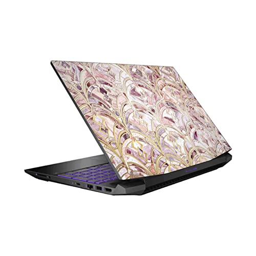 Skin pour HP Pavilion 15.6 - Protegez votre coque contre les rayures avec style marbre