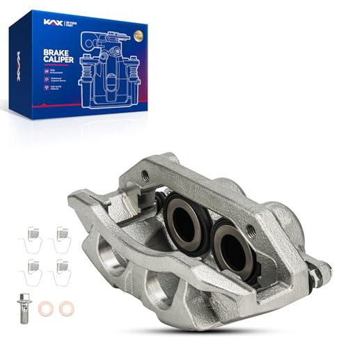 Image of KAX Front Left Brake Caliper for 2011-2018 1500 Front Left | 2019-2023 1500 Classic Front Left, 2009-2010 Ram 1500 Front Left, 2007-2009 Aspen Front Right, 2007-2009 Durango Front Right