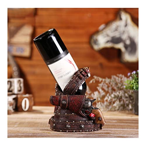 Soporte para botella de vino de resina 1 botella miniatura 6