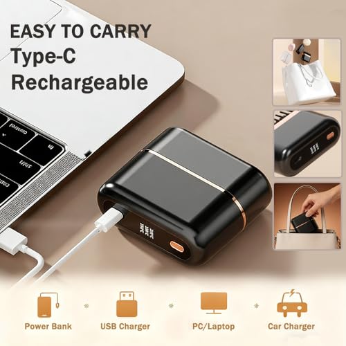 Cepillo Mini inalámbrico para alisar cabello recargable miniatura 6