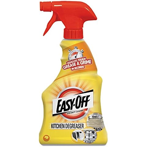 Easy Off Specialty Kitchen Degreaser Cleaner, Clear, Lemon, 16 Fl Oz Cover