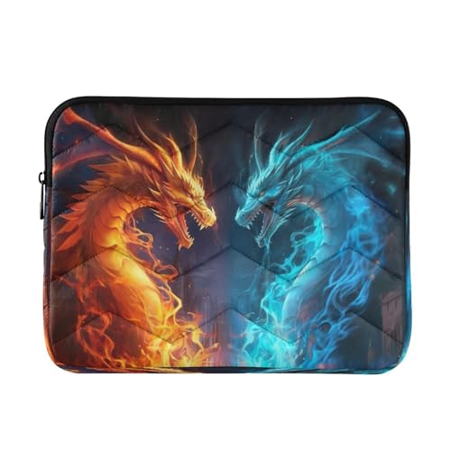 Funda para laptop Two Dragon Fire 13-14 pulg impermeable miniatura 1