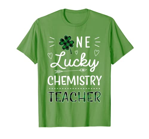 Un maestro de química afortunado Buffalo Shamrock St Patricks Day Camiseta