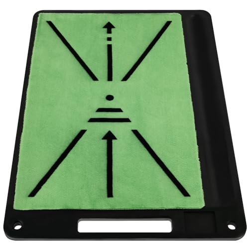 Nonslip Golf Practice Mat, Golf Hitting Mat with Instant Swing Path Feedback, Stable Golf Training Mat, Portable Golf Swing Training Mat for Home Indoor Outdoor