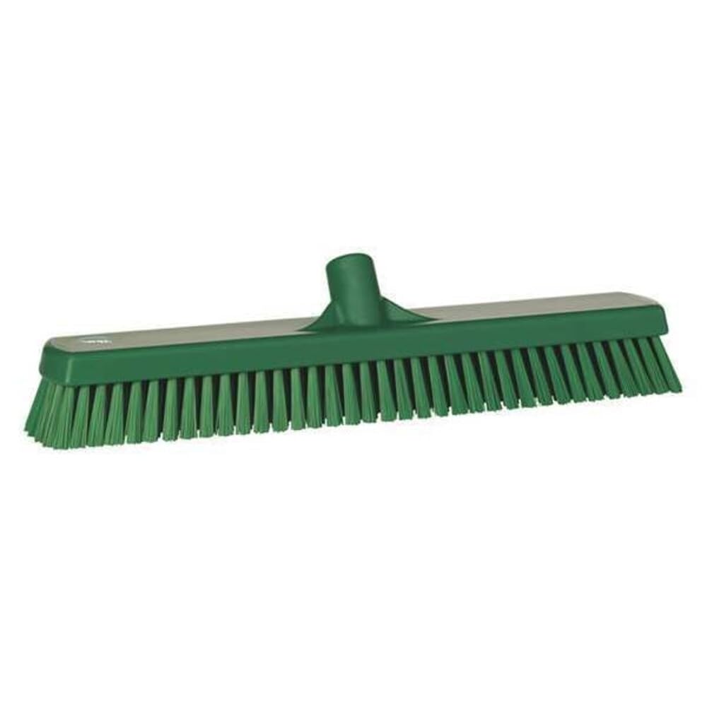Vikan - Spazzola per pavimenti igienica - Dura - 470 mm - Verde