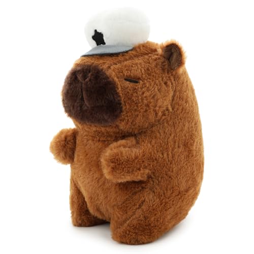 Image of White Capybara Soft Toy for Kids with Cute Hug-Friendly Plush for Babies, Toddlers & Children Safe, Lightweight & Easy to Clean (28CM)