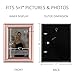 Langdon House 5x7 Picture Frames (Rose Gold, 3 Pack), Contemporary Glam Photo Frames 5 x 7, Wall Mount or Table Top, Celebration Collection