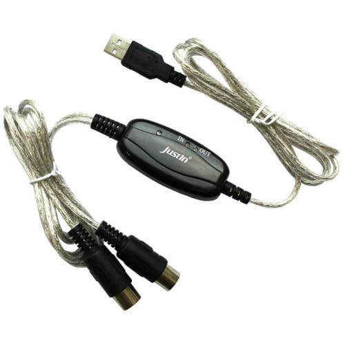 JustIn MIDI USB Interface MP-02 1x MIDI IN 1x MIDI OUT