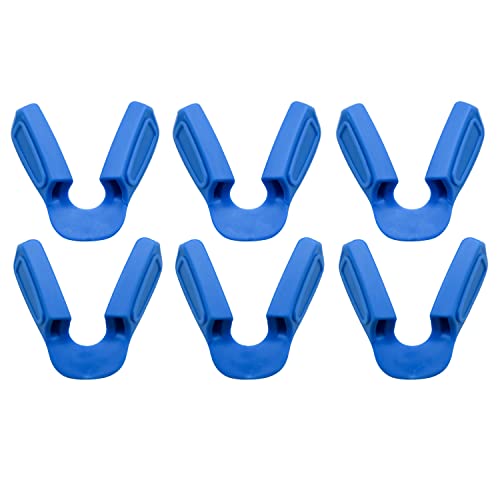 Plaquettes de nez Oakley Jawbreaker bleu en silicone pour éviter le glissement des lunettes