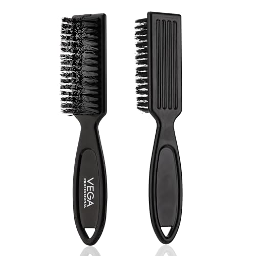 Image of VEGA PROFESSIONAL Fade Brush for Man, Dusting Brush and Cleaning Brush for Barbar (VPPBB-01)