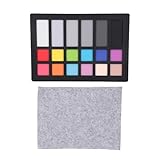 Colour Correction Card, 18 Color Calibration and Video Chip Chart, White Balance and Color Calibration Charts with Storage Bag for Digital Photography