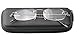SOOLALA 2 Pairs Unisex Designer Lightweight Rimless Quality Readers Thin Reading Glasses, 1.5x