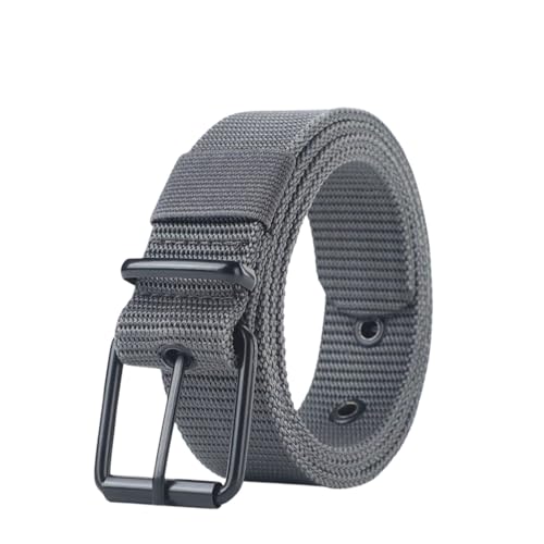 Durable Nylon Belts – Comfortable Fit for Men and Women, 120x3.8cm Size with Reliable Prong Buckle Design
