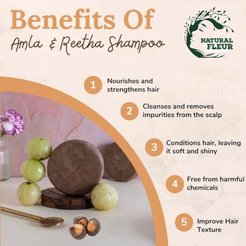 Image of Amla & Reetha Shampoo | Paraben Free | Anti Dandruff Conditioning With Hair Fall Control | Thick & Strong Hair | Suitable for All Hair Types |400 ml