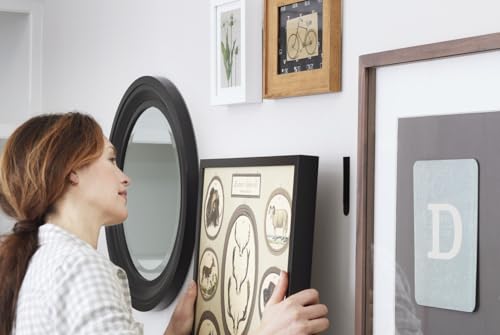 Command Klebestreifen, Vorteilspack 10x2 X-Large (20 Strips), Schwarz, Für Schweres Gewicht - Bilder Aufhängen ohne Bohren, Streifen halten bis zu 9 kg, Rückstandsfreies Ablösen