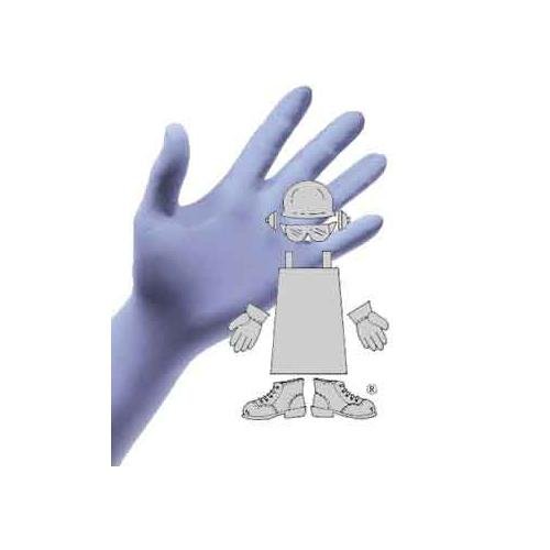 Sicherheit Zone gnprmd1 mszr puderfrei Handschuhe, 3 Mil, M, Nitril