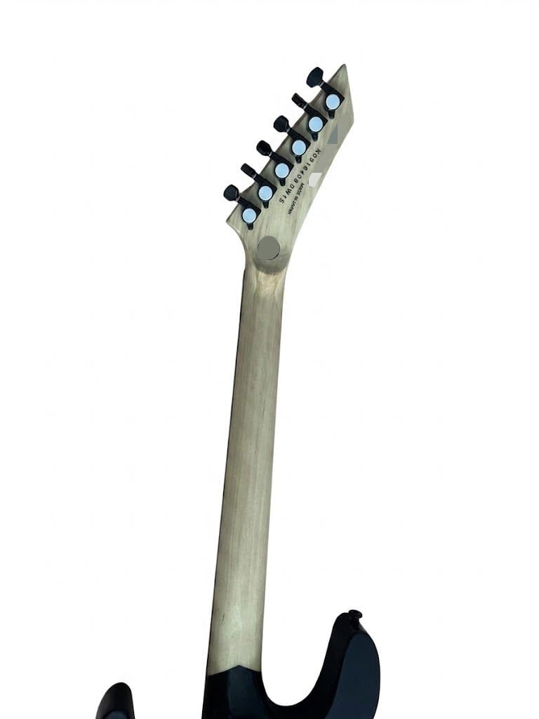 Chitarra elettrica a corpo solido, grafica Black Occult Spirit Board con doppio humbucker e tremolo di bloccaggio, 6 corde a grandezza naturale for heavy metal (Guitarra Eléctrica)