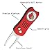 Mobile Pro Shop Switchblade Divot Repair Tool with Logo Printed Removable Magnetic Ball Marker-Best Divot Fixer (Louisville Cardinals)