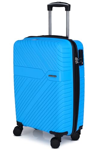 Image of ACEPACK Dawn Small Size Lightweight Luggage - Recyclable Polypropylene, Anti-Theft Double Safety Zipper, Built-in Number Lock, 3-Year Warranty (20,Aquarius Teal)