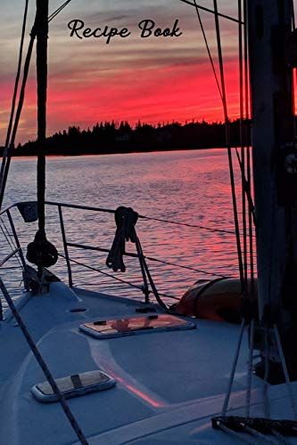 Recipe Book: Sunset Sail - Record Your Special Recipes, 6 x 9 inches, 100 pages