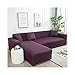 ANAZOZ Funda Asientos Sofa 2 Plazas,Funda Protectora Sofa Púrpura Rojo Funda Sofa Poliester Color Sólido Funda Sofa 2 Plazas(145-185CM)