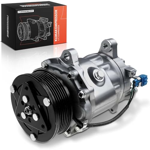 Frankberg Klimaanlagen Kompressor mit Kupplung Kompatibel mit Polo 6N2 Polo 6N1 55 Polo 6N1 100 Ibiza II 6K1 Lupo 60 6X1 Arosa 6H Replace# 6N0820803B, inkl. Öl vorbereift Frankberg Klimaanlagen Kompressor mit Kupplung Kompatibel mit Polo 6N2 Polo 6N1 55 Polo 6N1 100 Ibiza II 6K1 Lupo 60 6X1 Arosa 6H Replace# 6N0820803B, inkl. Öl vorbereift