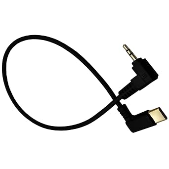 Seadream USB C to 2.5mm Audio Cable Double Angled USB Type C to 2.5mm Male AUX Headphone Jack Cable Gold Plated,30cm