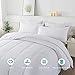 DOWNCOOL Full Size Comforter Sets -All Season Bedding Comforters Sets with 2 Pillow Cases -3 Pieces Bed Set Down Alternative Comforter Set -White Bedding Sets Full(82