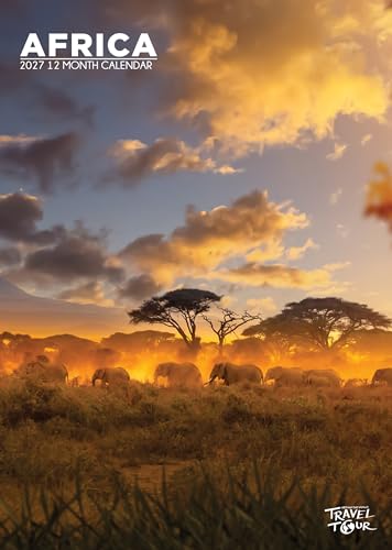 Calendario A3 2027 África impreso en papel premium satinado de gran formato