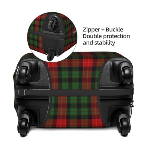 Clan Murdoch Tartan Luggage Cover, Protective Washable Suitcase Cover - Travel Fashion Elastic Suitcase Protector Medium4