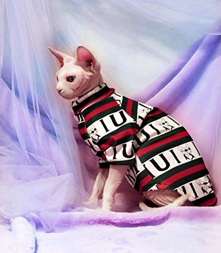 DOUJIN i Vestiti per Gatti Senza peli Sphinx Devin...