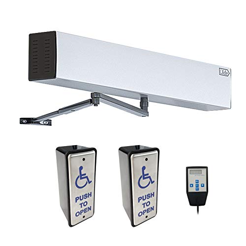 Olideauto Commercial Handicap Door Opener Swing Door For The Disabled With Wired Narrow Rectangle Handicap Push Buttons Olide-515 #TOP21
