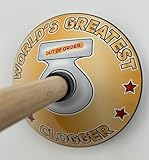 World's Greatest Clogger Plunger - Gag Gift, Novelty Item, White Elephant, Birthday, Joke, or Secret Santa, Funny Bathroom Decor