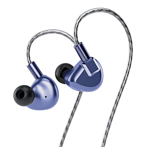 AOSHIDA LETSHUOER S12 Pro Écouteurs intra-auriculaires 14,8 mm Pilote magnétique planaire Casque HiFi IEMS avec câble en cuivre monocristallin plaqué argent Jack pour casque de 2,5 mm/3,5 mm/4,4 mmmm