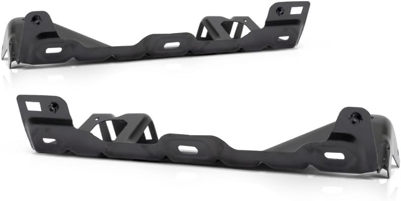 For Chevy Silverado 2500 HD/3500 HD 2007-2014 Radiator Support Bracket Driver and Passenger Side | Pair | Hybrid | Made of Steel | Replacement For GM1225318, GM1225317 | 25804172, 615343818443, 258041