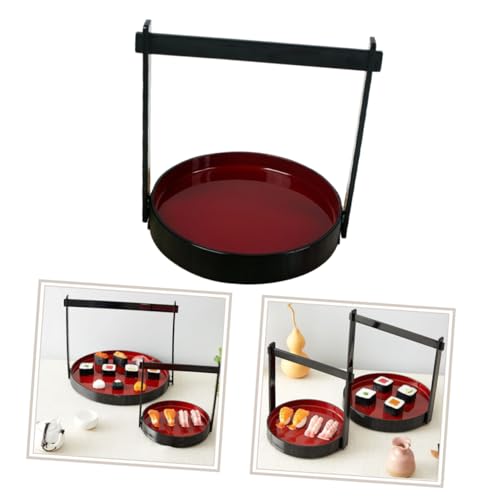 Plato japonés de sushi plástico para servir miniatura 7