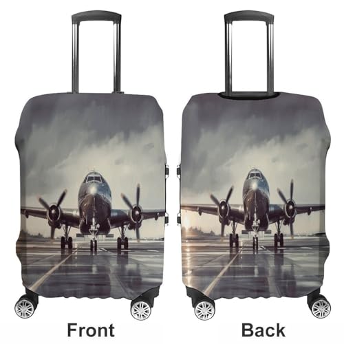 Travel Luggage Cover Elastic Suitcase Cover XL Airplane Art Suitcase Covers Suitcase Protector for Travel Washable Anti-scratch Suitcase Covers Luggages Decorative3
