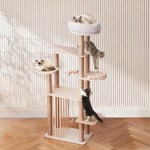 Casa para Gatos de Madera Choc chick 68 Pulgadas miniatura 6