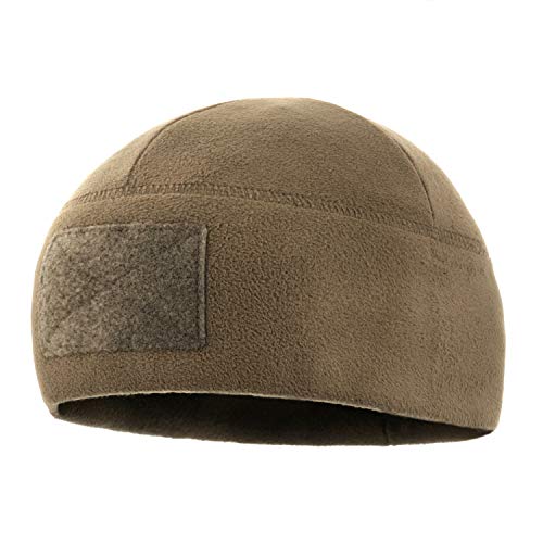 M-Tac Tactical Beanie Fleece Watch Cap - Winter Hat Elite - Patch Panel (Dark Olive, S)