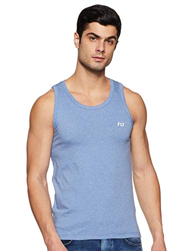 Image of FL7 Men's Solid Regular Fit T-Shirt
