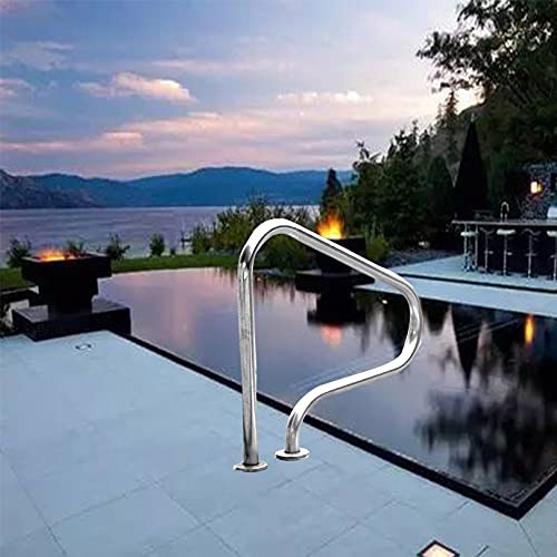 Baranda para piscina acero inoxidable 80x80 cm miniatura 6