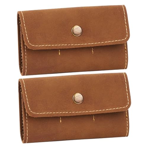 Happyyami 2 Pack Retro Camera Memory Card Case Card Holder Box for Phone Storage Wallet