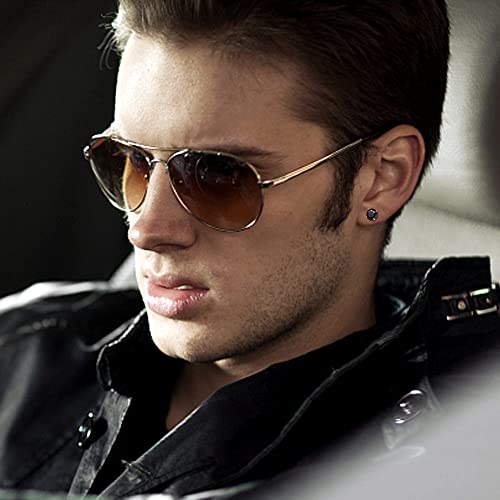 Fibo Steel 6 Pairs Titanium Steel Screw Back Earrings For Women Men, Surgical Stainless Steel Cz Stud Earrings Sleep Hypoallergenic Earring For Sensitive Ears Silver #TOP1