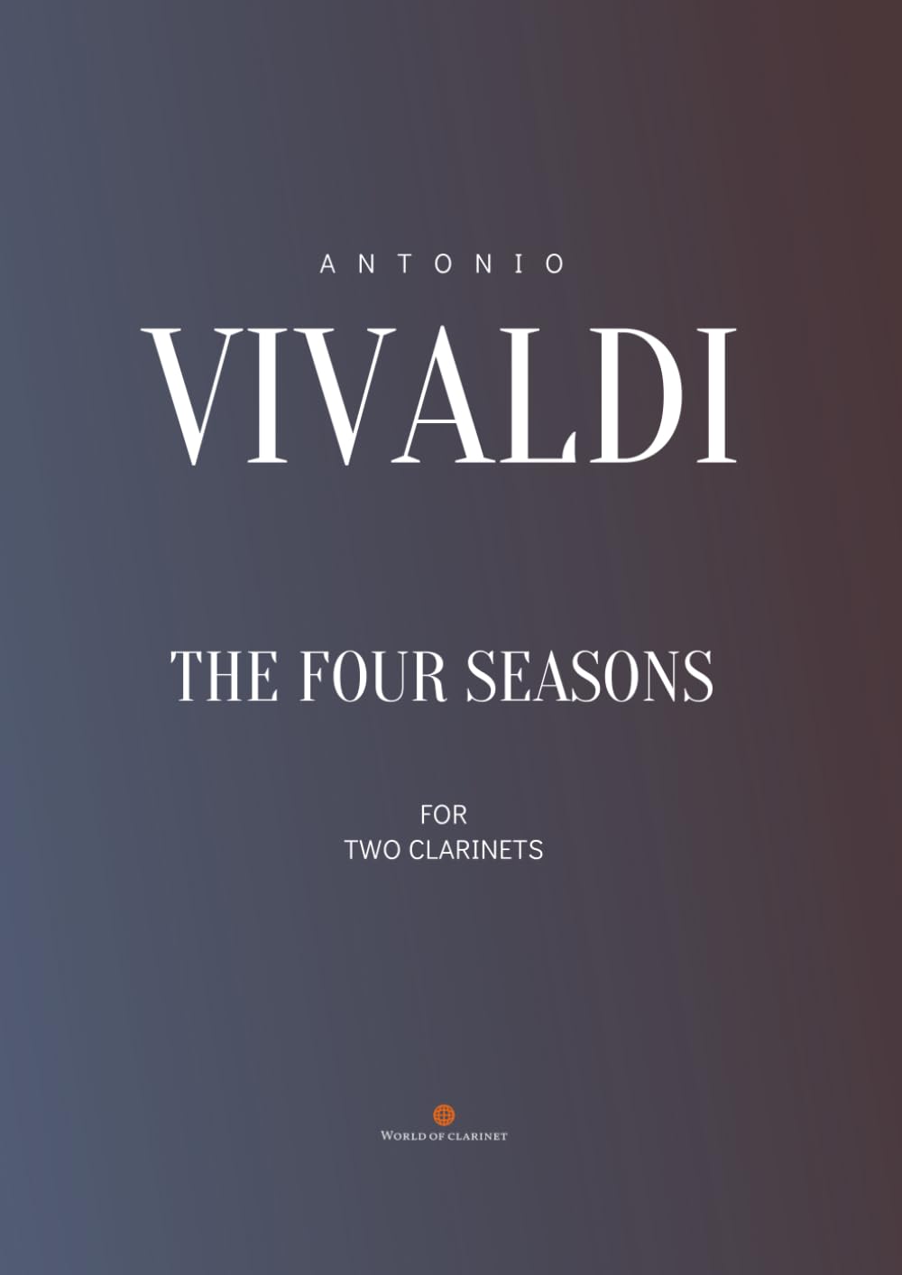 Vivaldi: The Four Sesaons: Arrangement for two clarinets